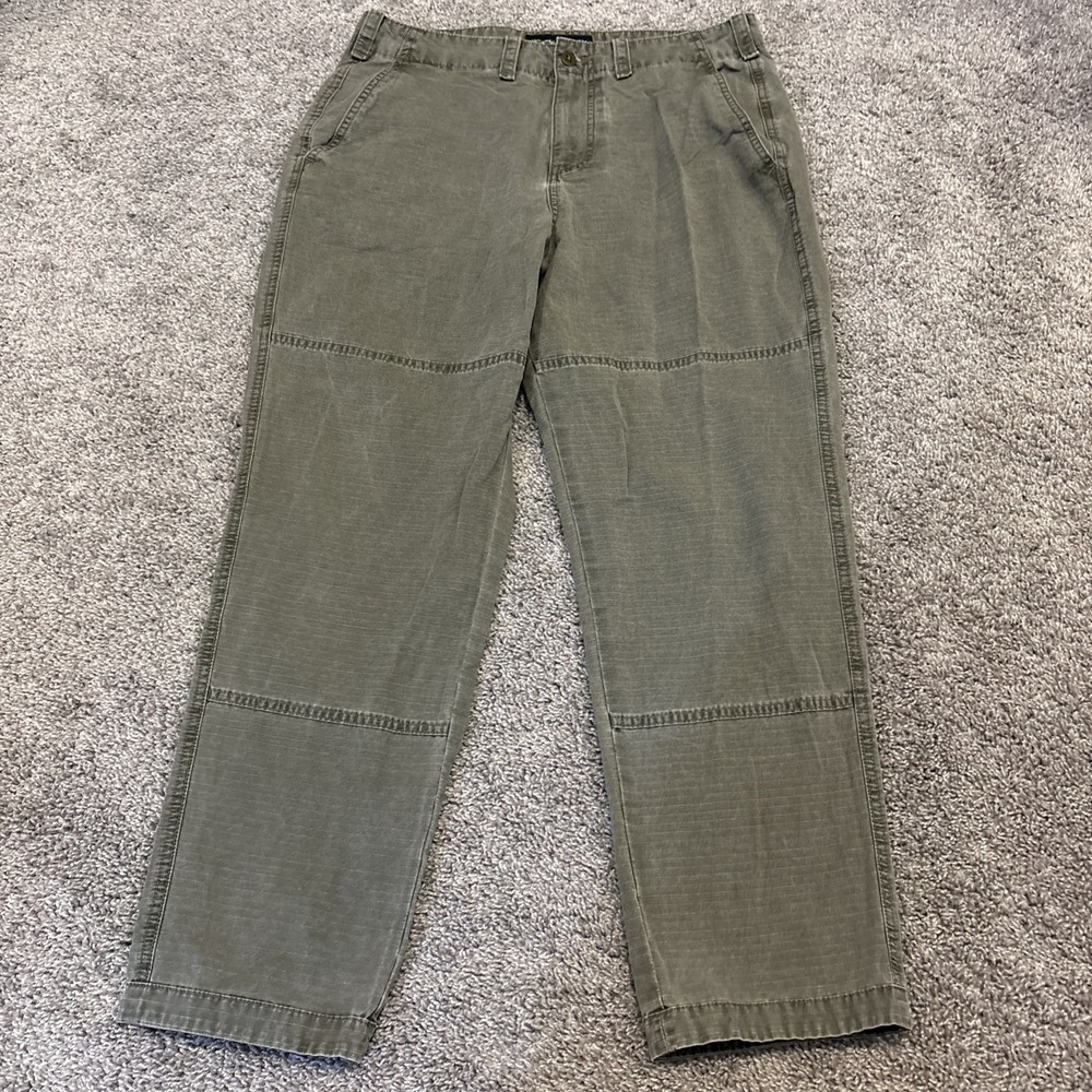 Abercrombie & Fitch Double Knee Pants 31x30 (28) Loose Fit Baggy Military Army